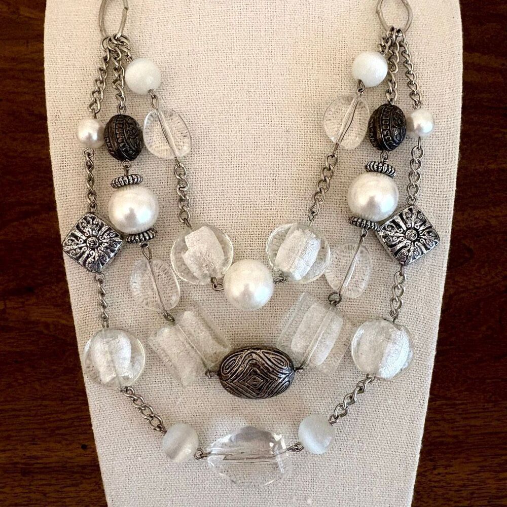 Ruby Rd. | Beaded layer Necklace| 22” Adjustable